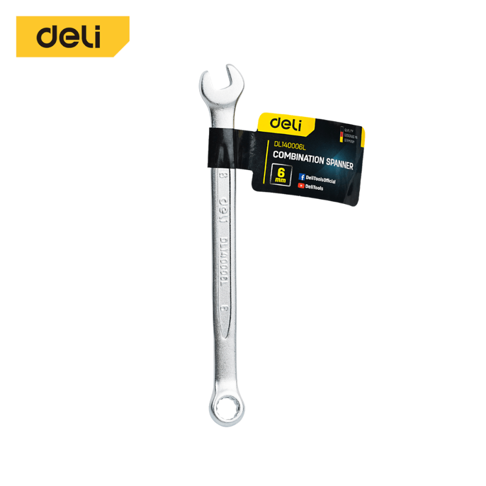 ประแจปากตาย DELI EDL140006L-SL-01 6มม_0